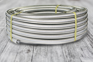 Гибкая гофрированная труба