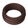 Кабель силовой ретро RetroElectro, 3х1,5, коричневый, длина бухты 50